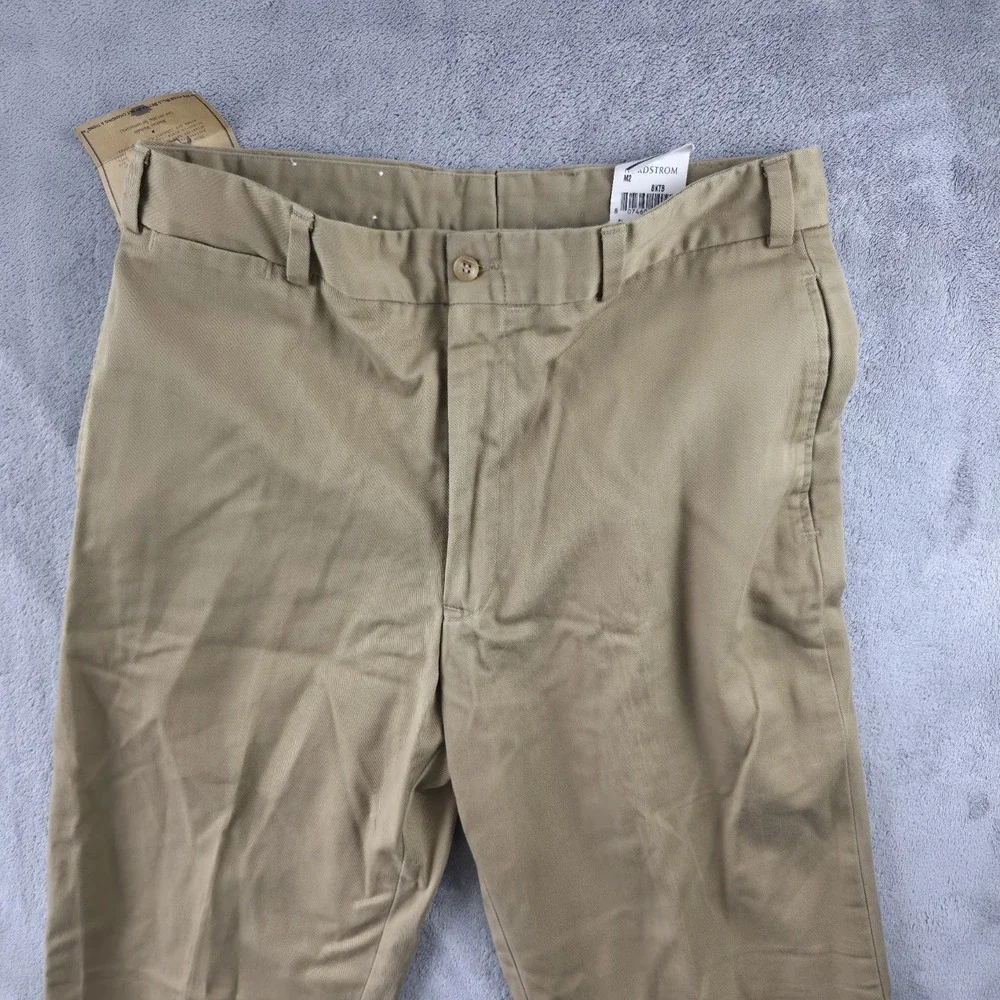 NWT-Bills Khakis M2-BKTB Beige Chino Pants Mens 34 Classic Fit MSRP $165